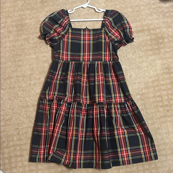 Crewcuts black plaid holiday dress - Picture 1 of 3